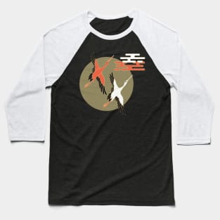 Japanese Crane Baseball T-Shirt